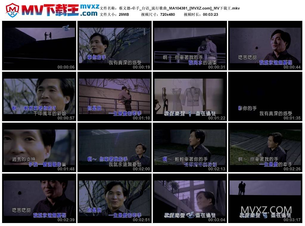 蔡义德-牵手_台语_流行歌曲_MA104381